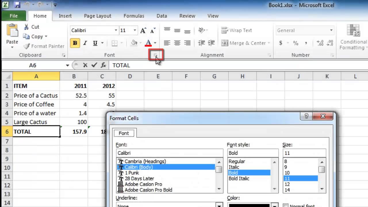 do subscript in excel for mac